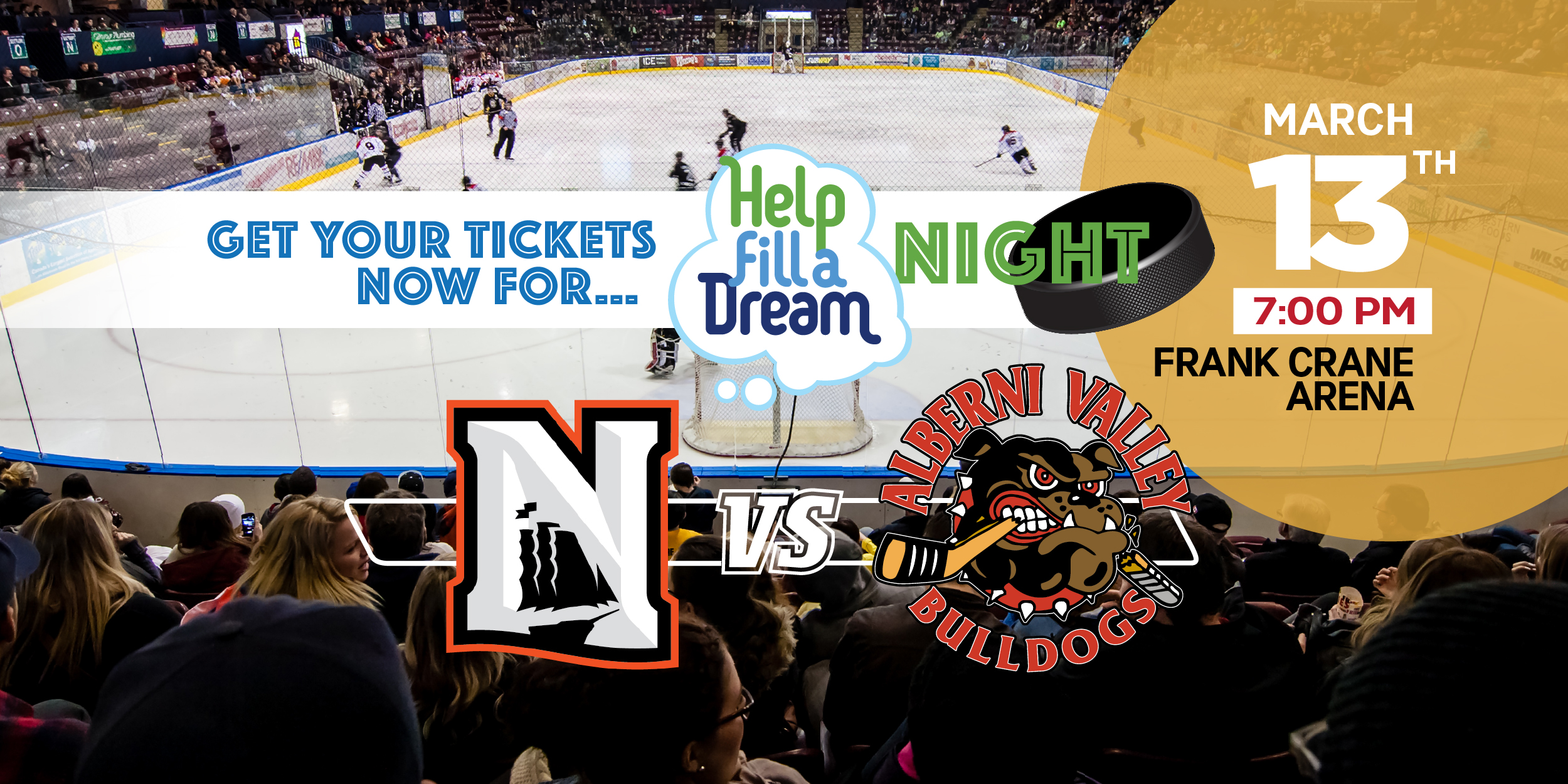 Hockey Night in support of Help Fill a Dream